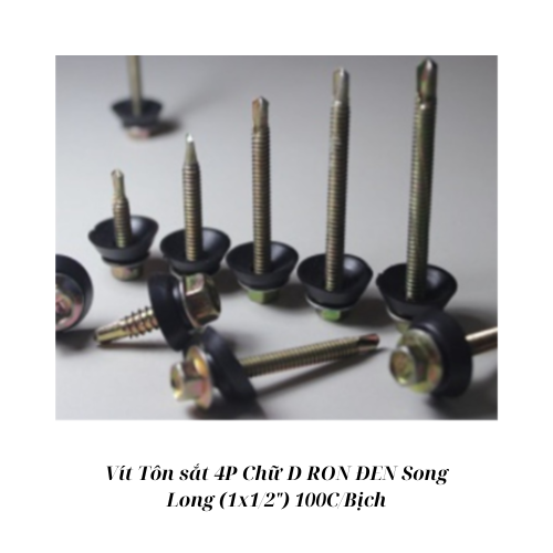 Vít tôn sắt 4P D (1x1/2") ron đen lớn Song Long_B100_T50