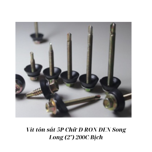 Vít tôn sắt 5P D (2") ron đen lớn Song Long_B200-T20
