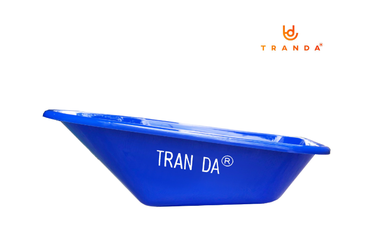 Thùng xe rùa NHỰA xanh mẫu mới KE Trần Đà