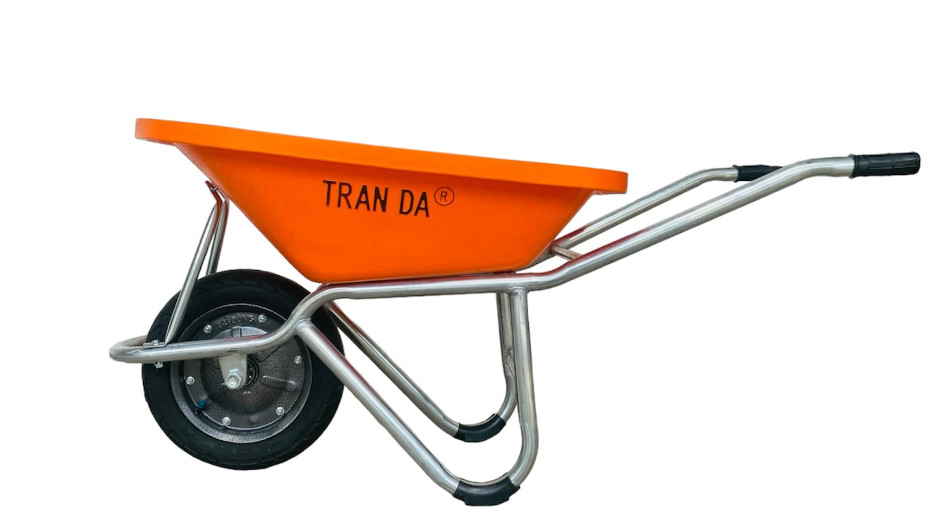 Xe rùa NHỰA cam Trần Đà CHÂN 34 BÁNH 10 Bình Minh