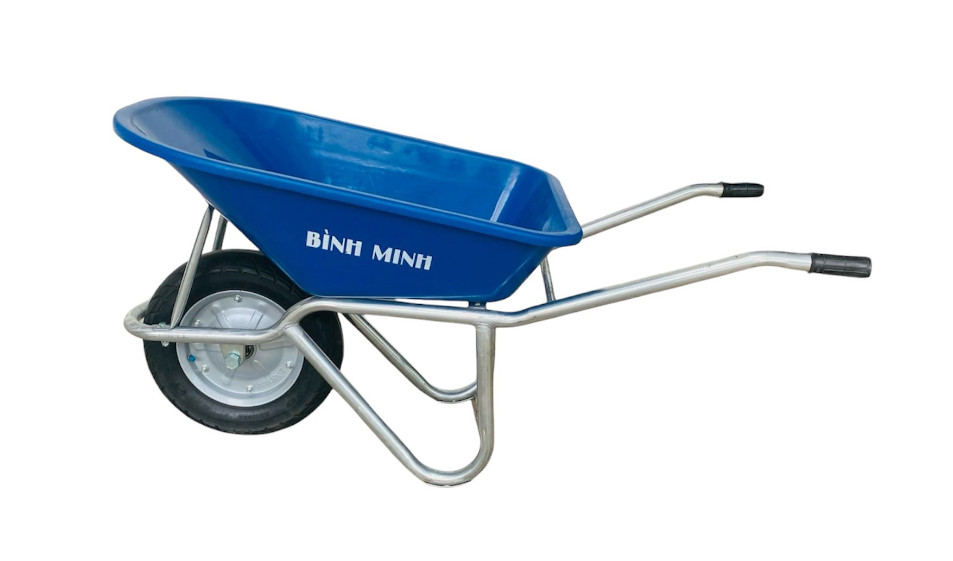 Xe rùa NHỰA xanh dương CHÂN 34 BÁNH 6 Bình Minh