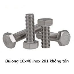 [BL1040201INKT] Bulong 10x40 Inox 201 không tán 
