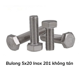 [BL520201INKT] Bulong 5x20 Inox 201 không tán 
