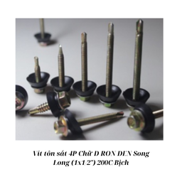 [VTS40DRDSL200] Vít tôn sắt 4P D (1x1/2") ron đen lớn Song Long_B200_T25