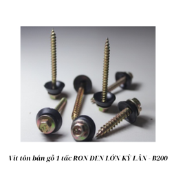 [KLVTBG1TRDL200] Vít tôn bắn gỗ 1 tấc RON ĐEN LỚN KỲ LÂN - B200