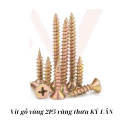 [KLVGV25RT] Vít gỗ vàng 2P5 răng thưa KỲ LÂN 