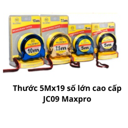 [MRT5JC09] Thước 5Mx19 số lớn cao cấp JC09 Maxpro