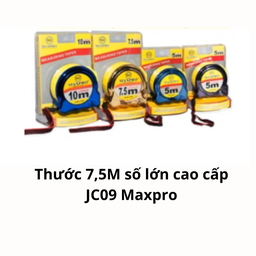 [MRT75JC09] Thước 7,5M số lớn cao cấp JC09 Maxpro