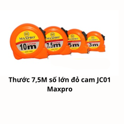[MRT75MJC01] Thước 7,5M số lớn đỏ cam JC01 Maxpro