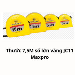[MRT75VJC11] Thước 7,5M số lớn vàng JC11 Maxpro