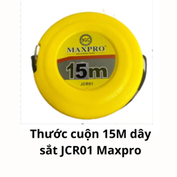 [MRTC15JCR01] Thước cuộn 15M dây sắt JCR01 Maxpro